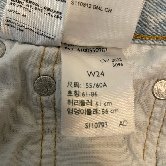 Levi’s 501 distressed shorts - Picture 2 of 9